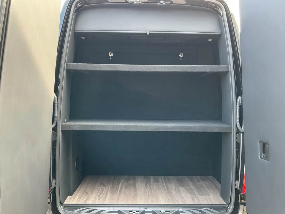 Rear shelf storage