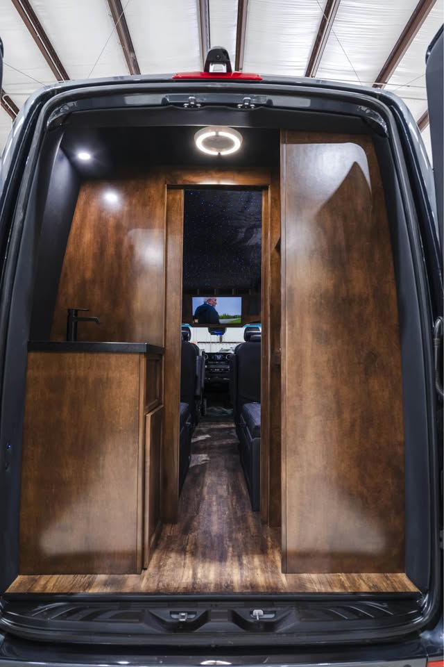 Wood cab partition