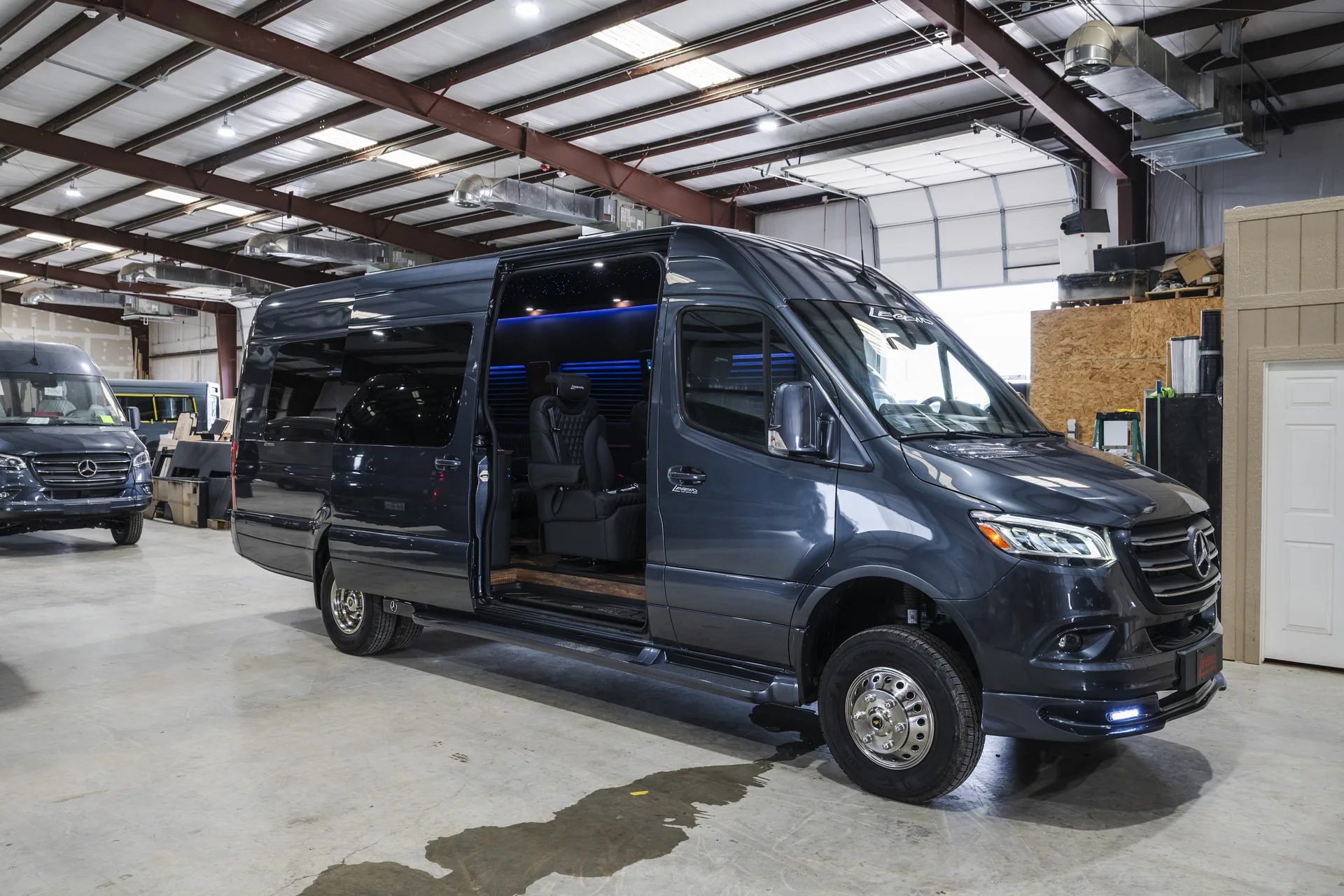 Graphite Sprinter with door open